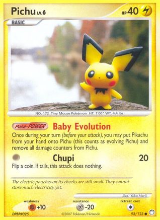 Pichu 093  Mysterious Treasures - Common Mysterious Treasures Pokemon Single  Squirtle Squad Card Shop.