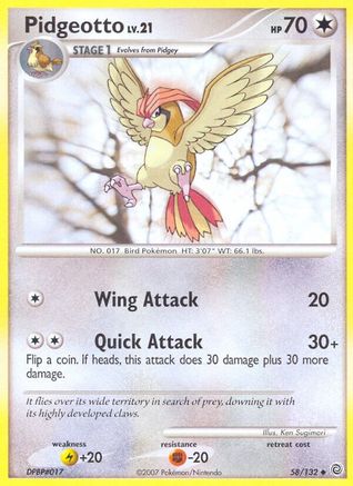 Pidgeotto  Secret Wonders - Uncommon Secret Wonders Pokemon Single  Squirtle Squad Card Shop.