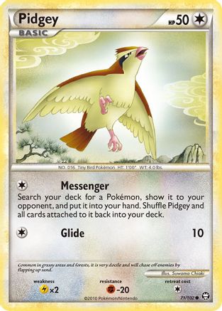 Pidgey/102  Triumphant - Common Triumphant Pokemon Single  Squirtle Squad Card Shop.