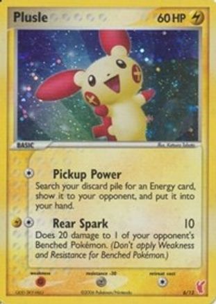 Plusle 6/12 Holo – EX Trainer Kit 2 Plusle & Minun