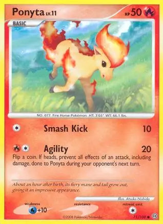 Ponyta 071  Stormfront - Common Stormfront Pokemon Single  Squirtle Squad Card Shop.