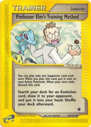 WOTC - Expedition - Professor Elm's Training Method 148 Expedition Pokemon Single  Squirtle Squad Card Shop.