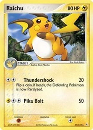 Raichu  Holon Phantoms - Uncommon Holon Phantoms Pokemon Single  Squirtle Squad Card Shop.
