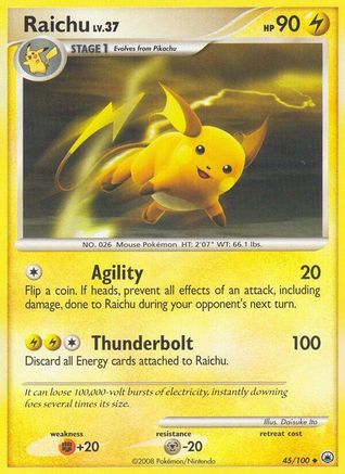 Raichu  - Reverse Holofoil Majestic Dawn - Uncommon Majestic Dawn Pokemon Single  Squirtle Squad Card Shop.