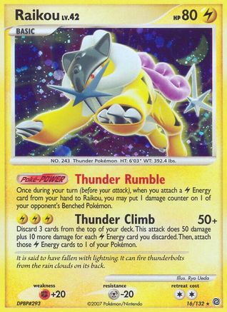 Raikou/132  - Reverse Holofoil Secret Wonders - Holo Rare Secret Wonders Pokemon Single  Squirtle Squad Card Shop.