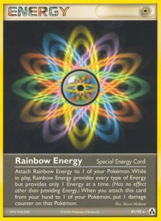 Rainbow Energy/92  - Reverse Holofoil Legend Maker - Rare Legend Maker Pokemon Single  Squirtle Squad Card Shop.