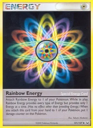 Rainbow Energy  - Reverse Holofoil Platinum - Uncommon Platinum Pokemon Single  Squirtle Squad Card Shop.
