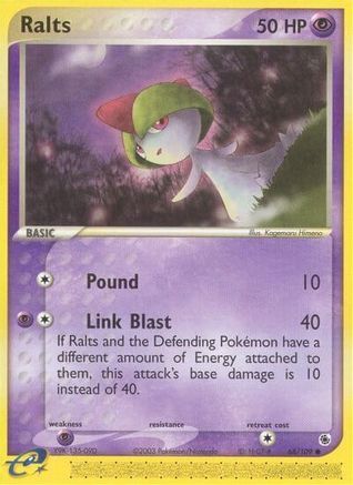Ralts - 68/109/109  Ruby and Sapphire - Common Ruby and Sapphire Pokemon Single  Squirtle Squad Card Shop.