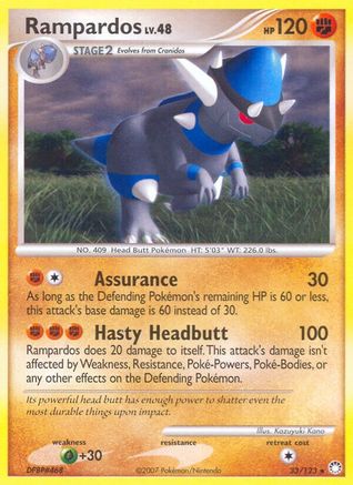 Rampardos  - Reverse Holofoil Mysterious Treasures - Rare Mysterious Treasures Pokemon Single  Squirtle Squad Card Shop.