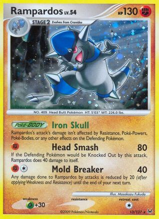 Rampardos  - Holofoil Platinum - Holo Rare Platinum Pokemon Single  Squirtle Squad Card Shop.