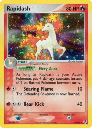 Rapidash  FireRed & LeafGreen - Holo Rare FireRed & LeafGreen Pokemon Single  Squirtle Squad Card Shop.