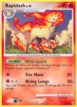 Rapidash (28)  Arceus - Rare Arceus Pokemon Single  Squirtle Squad Card Shop.