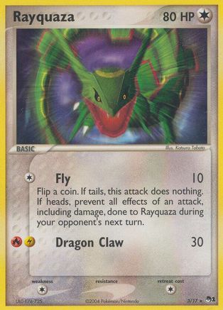 Rayquaza 003  POP Series 1 - Rare POP Series 1 Pokemon Single  Squirtle Squad Card Shop.