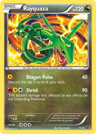 Rayquaza 011  - Holofoil Dragon Vault - Holo Rare Dragon Vault Pokemon Single  Squirtle Squad Card Shop.