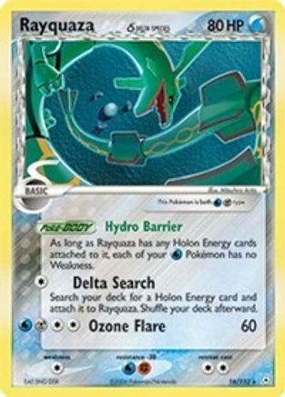 Rayquaza - 016/110 (Delta Species)/110  - Reverse Holofoil Holon Phantoms - Holo Rare Holon Phantoms Pokemon Single  Squirtle Squad Card Shop.