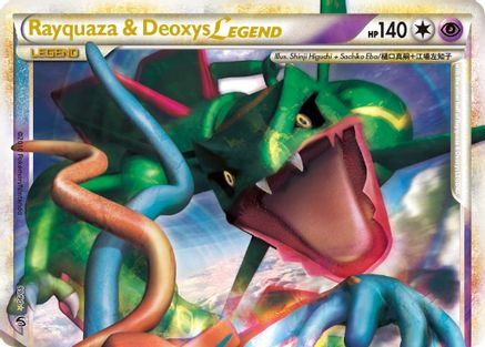 Rayquaza & Deoxys Legend (Top)  - Holofoil Undaunted - Ultra Rare Undaunted Pokemon Single  Squirtle Squad Card Shop.