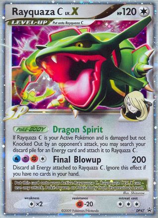 Rayquaza C LV.X - DP47  - Holofoil Diamond and Pearl Promos - Promo Diamond and Pearl Promos Pokemon Single  Squirtle Squad Card Shop.