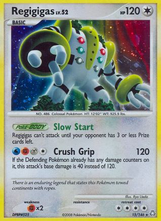 Regigigas (15)  - Reverse Holofoil Legends Awakened - Holo Rare Legends Awakened Pokemon Single  Squirtle Squad Card Shop.