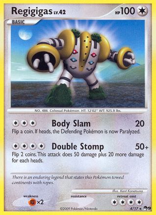 Regigigas  - Holofoil POP Series 9 - Rare POP Series 9 Pokemon Single  Squirtle Squad Card Shop.