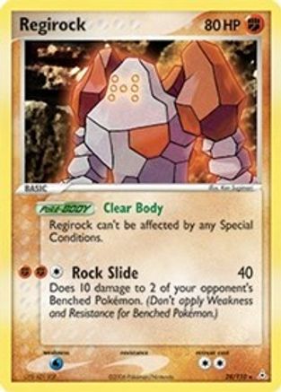 Regirock  - Reverse Holofoil Holon Phantoms - Rare Holon Phantoms Pokemon Single  Squirtle Squad Card Shop.