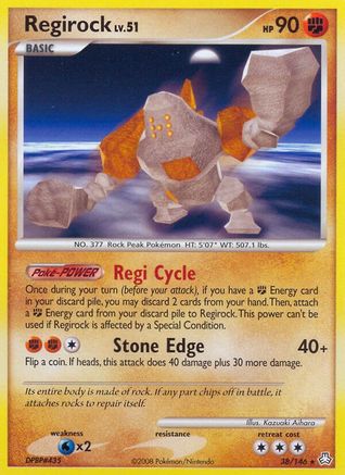 Regirock  Legends Awakened - Rare Legends Awakened Pokemon Single  Squirtle Squad Card Shop.