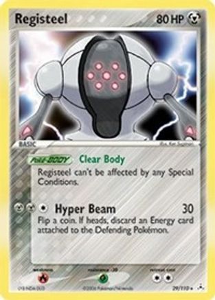 Registeel  - Reverse Holofoil Holon Phantoms - Rare Holon Phantoms Pokemon Single  Squirtle Squad Card Shop.