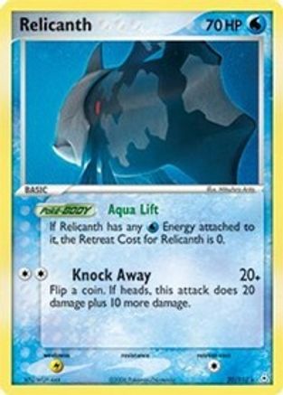Relicanth  - Reverse Holofoil Holon Phantoms - Rare Holon Phantoms Pokemon Single  Squirtle Squad Card Shop.