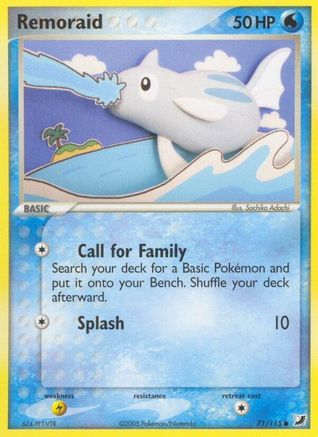 Remoraid 071  Unseen Forces - Common Unseen Forces Pokemon Single  Squirtle Squad Card Shop.