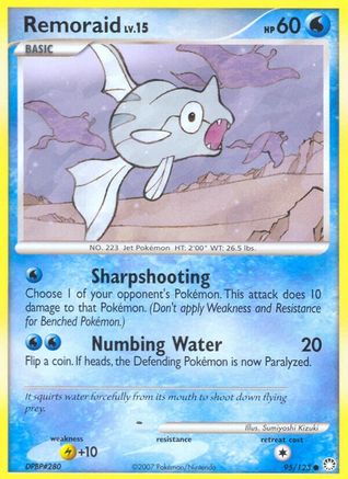 Remoraid  Mysterious Treasures - Common Mysterious Treasures Pokemon Single  Squirtle Squad Card Shop.