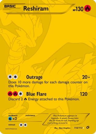 Reshiram (114 Full Art Secret Rare)  - Holofoil Legendary Treasures - Secret Rare Legendary Treasures Pokemon Single  Squirtle Squad Card Shop.
