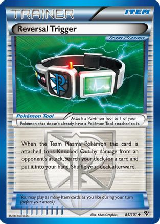 Reversal Trigger (Team Plasma) 086  - Reverse Holofoil Plasma Blast - Uncommon Plasma Blast Pokemon Single  Squirtle Squad Card Shop.