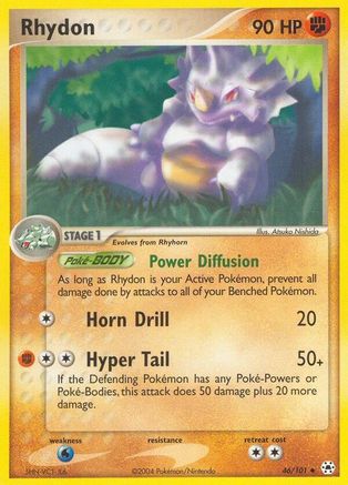 Rhydon  - Reverse Holofoil Hidden Legends - Uncommon Hidden Legends Pokemon Single  Squirtle Squad Card Shop.