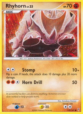Rhyhorn  Supreme Victors - Common Supreme Victors Pokemon Single  Squirtle Squad Card Shop.