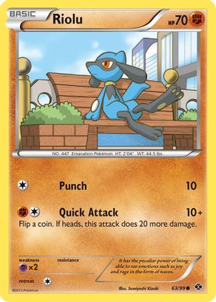 Riolu 063  Next Destinies - Common Next Destinies Pokemon Single  Squirtle Squad Card Shop.