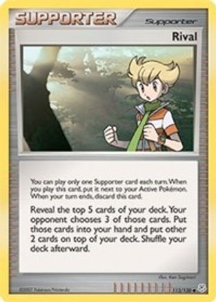 Rival  - Reverse Holofoil Diamond and Pearl - Uncommon Diamond and Pearl Pokemon Single  Squirtle Squad Card Shop.