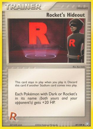 Rocket's Hideout 087  Team Rocket Returns - Uncommon Team Rocket Returns Pokemon Single  Squirtle Squad Card Shop.
