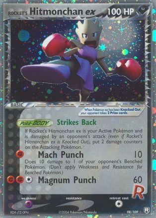 Rocket's Hitmonchan ex 098  - Holofoil Team Rocket Returns - Ultra Rare Team Rocket Returns Pokemon Single  Squirtle Squad Card Shop.