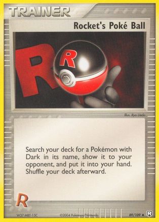 Rocket's Poke Ball 089  Team Rocket Returns - Uncommon Team Rocket Returns Pokemon Single  Squirtle Squad Card Shop.