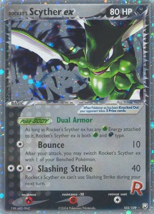 Rocket's Scyther ex 102  - Holofoil Team Rocket Returns - Ultra Rare Team Rocket Returns Pokemon Single  Squirtle Squad Card Shop.