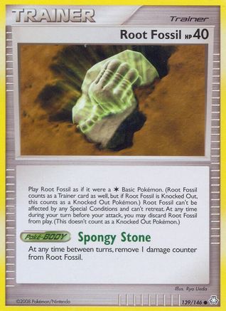 Root Fossil  - Reverse Holofoil Legends Awakened - Common Legends Awakened Pokemon Single  Squirtle Squad Card Shop.