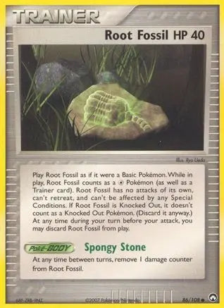 Root Fossil 86/108 – EX Power Keepers – Common Power Keepers Pokemon Single  Squirtle Squad Card Shop.