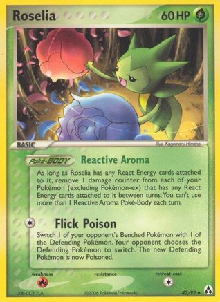 Roselia  Legend Maker - Uncommon Legend Maker Pokemon Single  Squirtle Squad Card Shop.