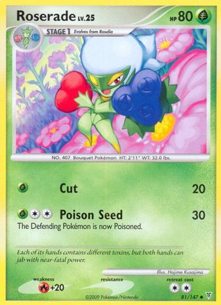 Roserade  - Reverse Holofoil Supreme Victors - Uncommon Supreme Victors Pokemon Single  Squirtle Squad Card Shop.