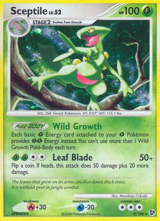 Sceptile  - Holofoil Great Encounters - Holo Rare Great Encounters Pokemon Single  Squirtle Squad Card Shop.