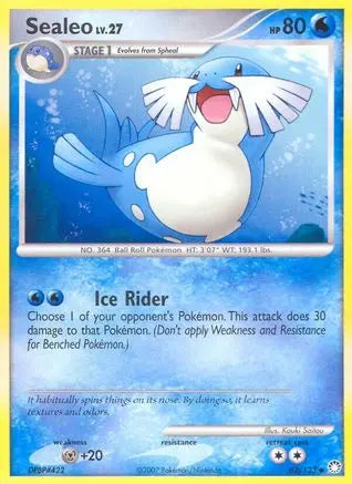 Sealeo  - Reverse Holofoil Mysterious Treasures - Uncommon Mysterious Treasures Pokemon Single  Squirtle Squad Card Shop.