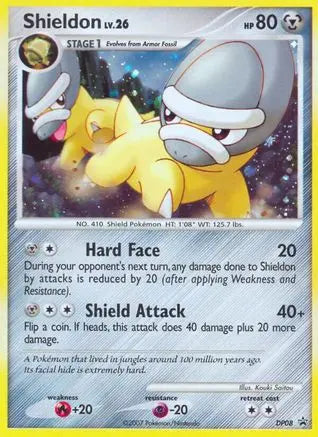 Shieldon - DP08  - Holofoil Diamond and Pearl Promos - Promo Diamond and Pearl Promos Pokemon Single  Squirtle Squad Card Shop.