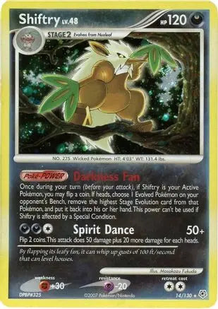 Shiftry  - Reverse Holofoil Diamond and Pearl - Holo Rare