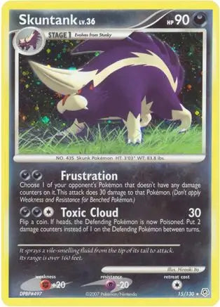 Skuntank  - Holofoil Diamond and Pearl - Holo Rare Diamond and Pearl Pokemon Single  Squirtle Squad Card Shop.