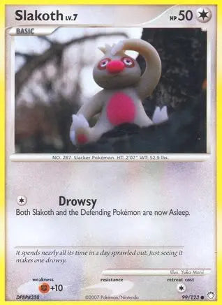Slakoth 099  Mysterious Treasures - Common Mysterious Treasures Pokemon Single  Squirtle Squad Card Shop.