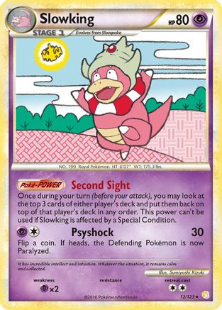Slowking 12/123 Holo – HeartGold & SoulSilver – English